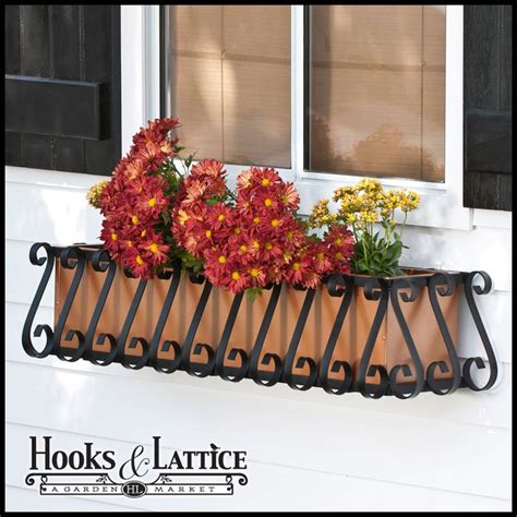 window boxes black metal|wrought iron window boxes wholesale.